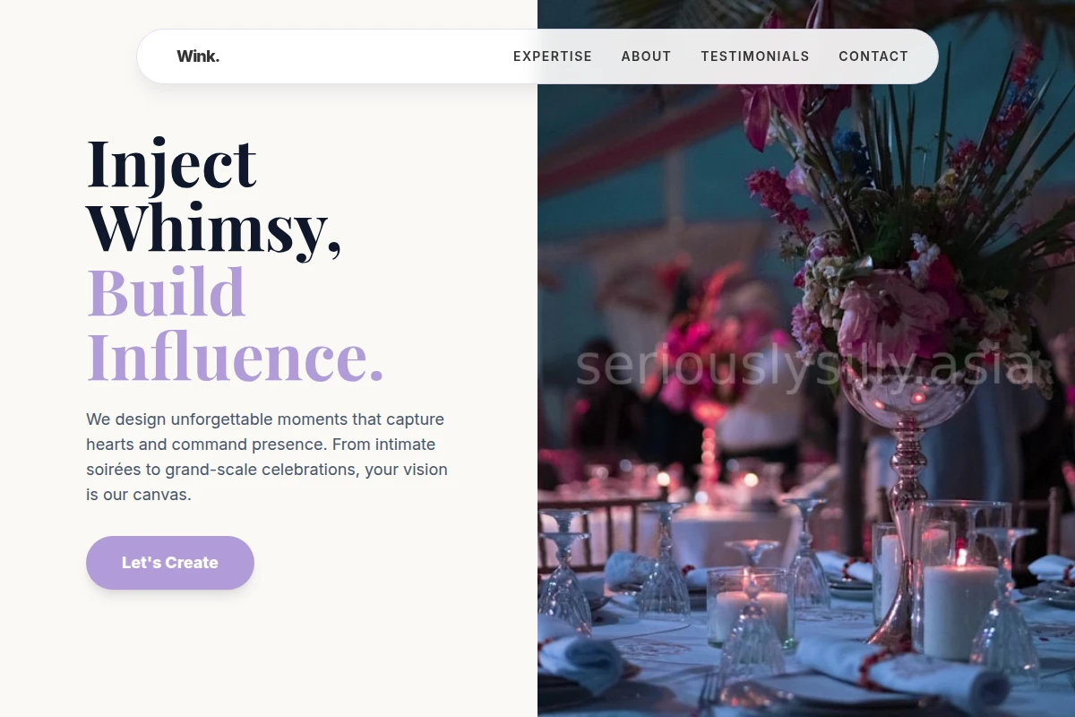 Wink Event Planning